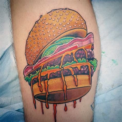 tatuajes de hamburguesas|16 ideas de Tattoo de Hamburguesa en 2024 